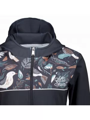 Dámská mikina na zip premium ALTISPORT VOJ/ALW062MI02 ČERNÁ