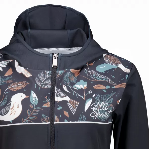  Dámská mikina na zip premium ALTISPORT VOJ/ALW062MI02 ČERNÁ 