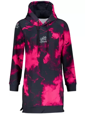 Dámská funkční mikina premium ALTISPORT VOJ/ALW066MI03 ČERNORŮŽOVÁ
