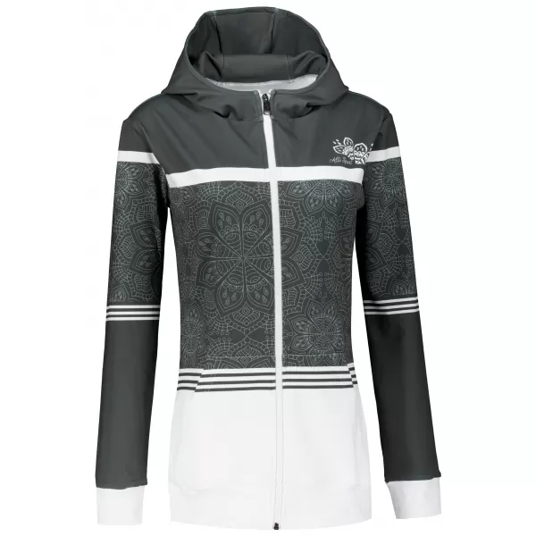  Dámská mikina na zip premium ALTISPORT VOJ/ALW023MI02 ŠEDÁ 
