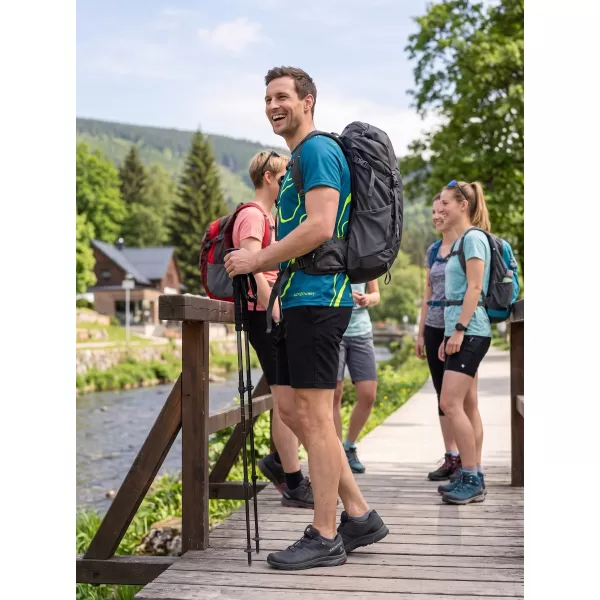  Pánské funkční triko premium ALTISPORT VOJ/ALM073TR01 NAVY-FLUO YELLOW 
