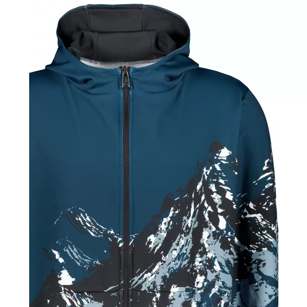  Pánská mikina na zip premium ALTISPORT VOJ/ALM059MI02 NAVY 