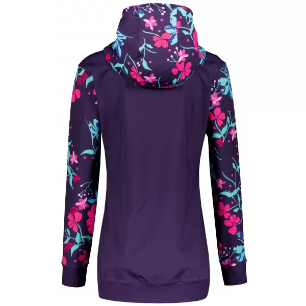  Dámská mikina na zip premium ALTISPORT VOJ/ALW063MI02 FUCHSIOVÁ 