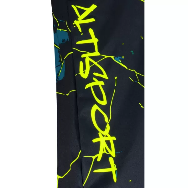  Pánské funkční triko premium ALTISPORT VOJ/ALM071TR01 NAVY-ŽLUTÁ 