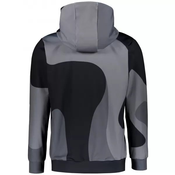  Pánská mikina na zip premium ALTISPORT VOJ/ALM056MI02 ČERNÁ 