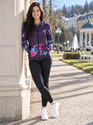 Dámská mikina na zip premium ALTISPORT VOJ/ALW063MI02 FUCHSIOVÁ