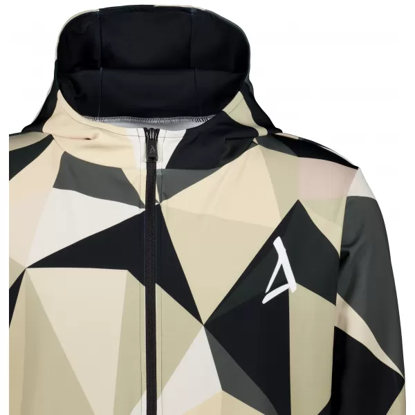  Pánská mikina na zip premium ALTISPORT VOJ/ALM007MI02 HNĚDÁ 