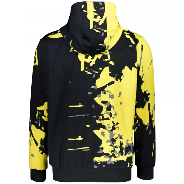  Pánská mikina na zip premium ALTISPORT VOJ/ALM057MI02 FLUO YELLOW 