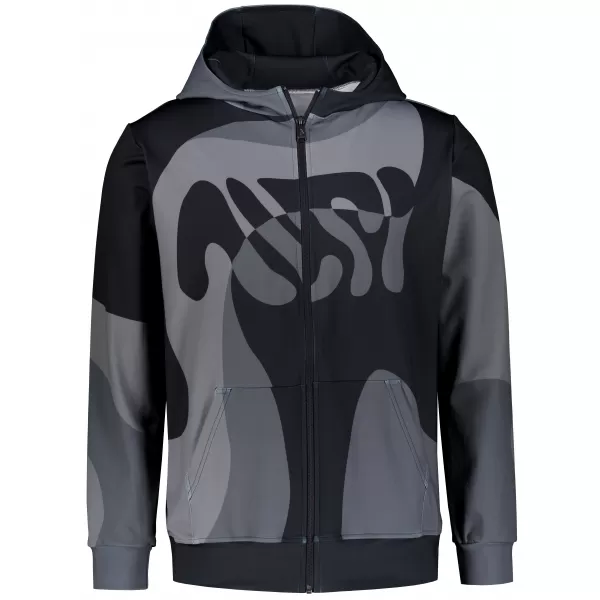 Pánská mikina na zip premium ALTISPORT VOJ/ALM056MI02 ČERNÁ 