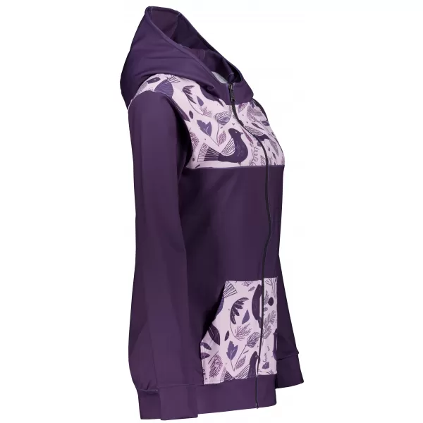  Dámská mikina na zip premium ALTISPORT VOJ/ALW062MI02 FIALOVÁ 