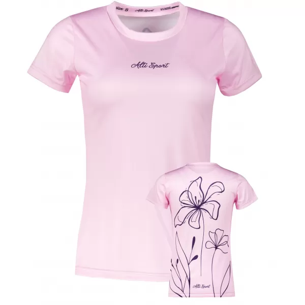  Dámské funkční triko premium ALTISPORT VOJ/ALW075TR01 BABY PINK 