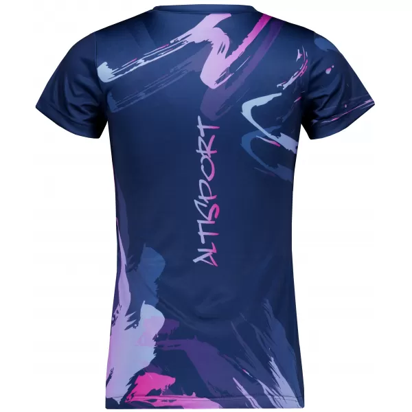  Dámské funkční triko premium ALTISPORT VOJ/ALW074TR01 MODRÁ-FIALOVÁ 