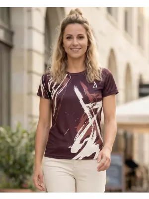 Dámské funkční triko premium ALTISPORT VOJ/ALW074TR01 RUDÁ
