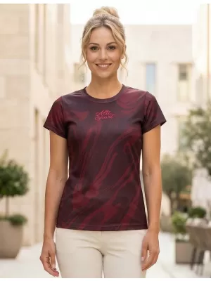 Dámské funkční triko premium ALTISPORT VOJ/ALW072TR01 WINE RED