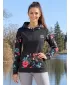 Dámská mikina na zip premium ALTISPORT VOJ/ALW063MI02 ČERNOZELENÁ