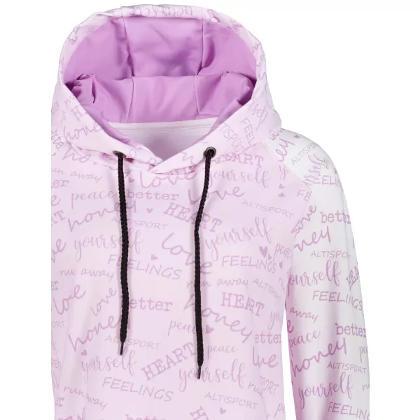  Dámská funkční mikina premium ALTISPORT VOJ/ALW067MI03 BABY PINK 