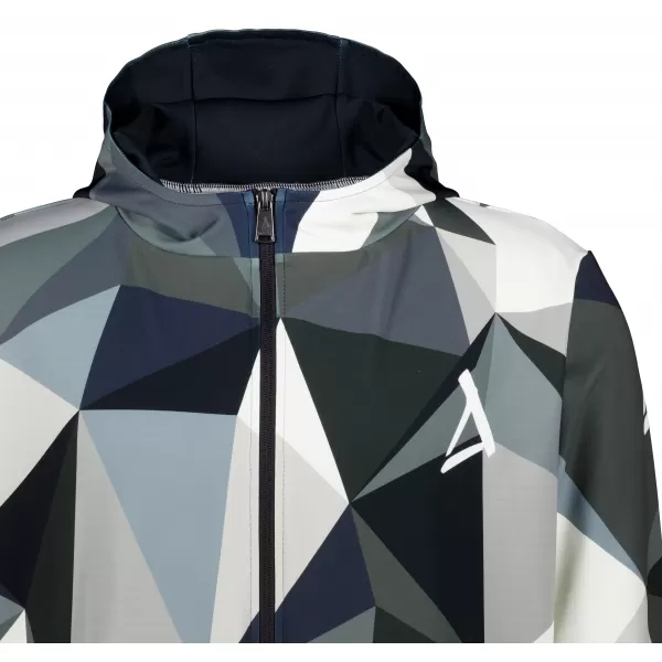  Pánská mikina na zip premium ALTISPORT VOJ/ALM007MI02 ŠEDÁ 