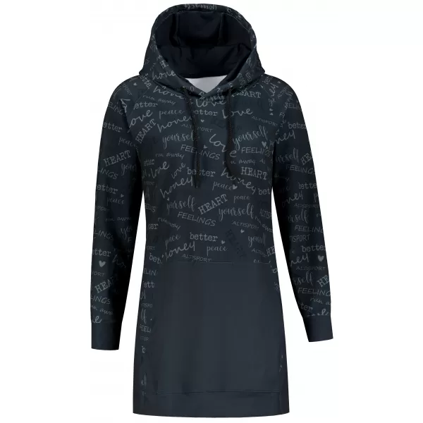  Dámská funkční mikina premium ALTISPORT VOJ/ALW067MI03 ČERNÁ 