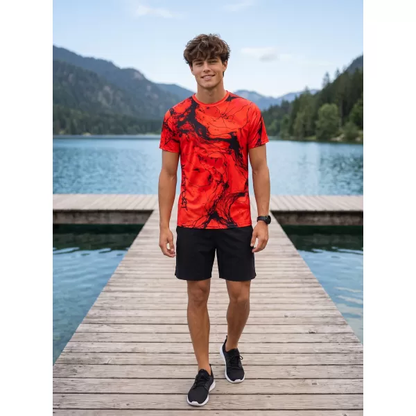  Pánské funkční triko premium ALTISPORT VOJ/ALM071TR01 ČERVENÁ 