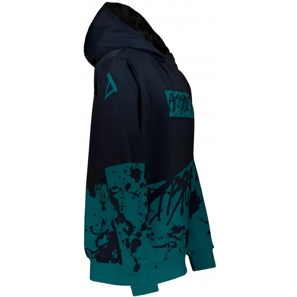  Pánská mikina premium ALTISPORT VOJ/ALM068MI01 ČERNÁ/EMERALD 
