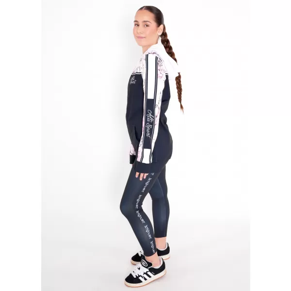  Dámská mikina na zip premium ALTISPORT VOJ/ALW008MI02 ČERNÁ 