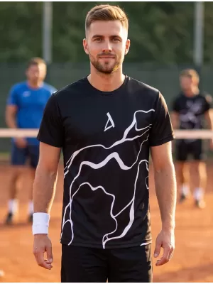 Pánské funkční triko premium ALTISPORT VOJ/ALM073TR01 ČERNÁ