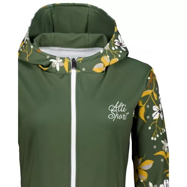  Dámská mikina na zip premium ALTISPORT VOJ/ALW063MI02 KHAKI 