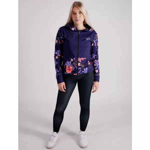  Dámská mikina na zip premium ALTISPORT VOJ/ALW063MI02 TMAVĚ FIALOVÁ 