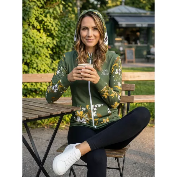  Dámská mikina na zip premium ALTISPORT VOJ/ALW063MI02 KHAKI 