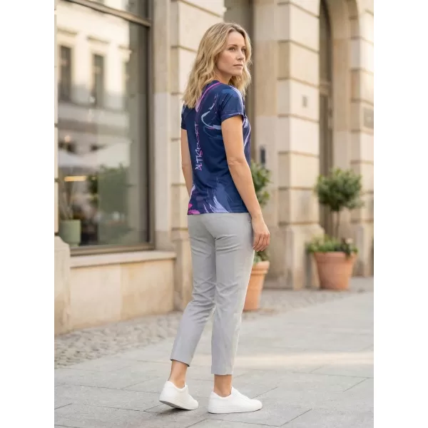  Dámské funkční triko premium ALTISPORT VOJ/ALW074TR01 MODRÁ-FIALOVÁ 