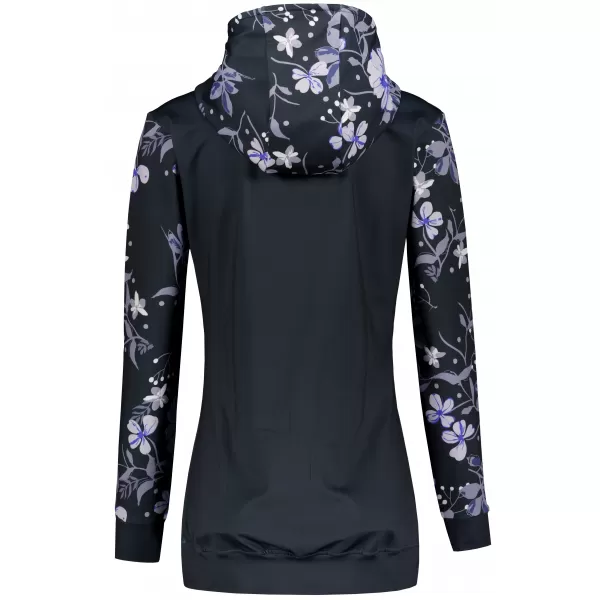  Dámská mikina na zip premium ALTISPORT VOJ/ALW063MI02 ČERNÁ 