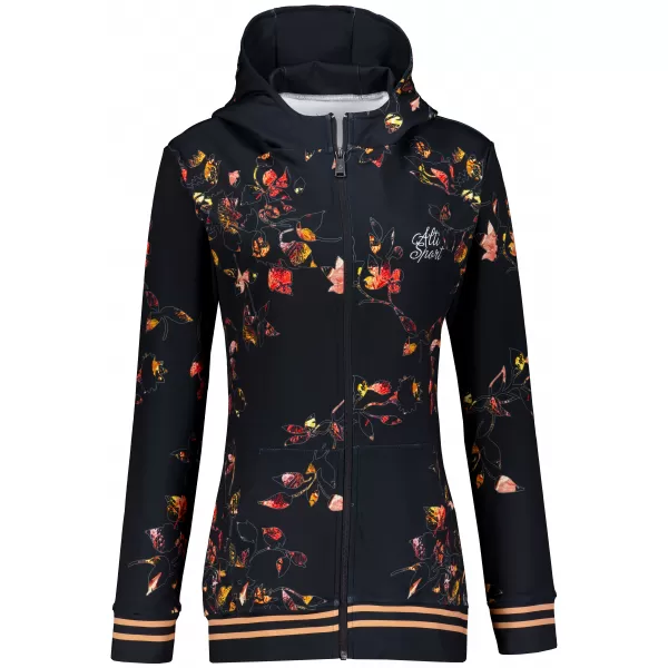 Dámská mikina na zip premium ALTISPORT VOJ/ALW024MI02 ČERNÁ 
