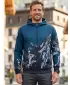 Pánská mikina na zip premium ALTISPORT VOJ/ALM059MI02 NAVY