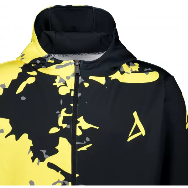  Pánská mikina na zip premium ALTISPORT VOJ/ALM057MI02 FLUO YELLOW 