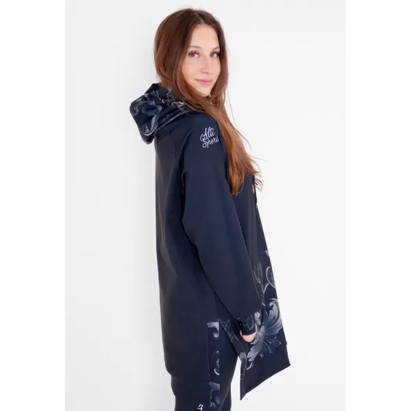  Dámská funkční mikina premium ALTISPORT VOJ/ALW065MI03 ČERNOŠEDÁ 