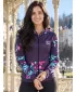 Dámská mikina na zip premium ALTISPORT VOJ/ALW063MI02 FUCHSIOVÁ