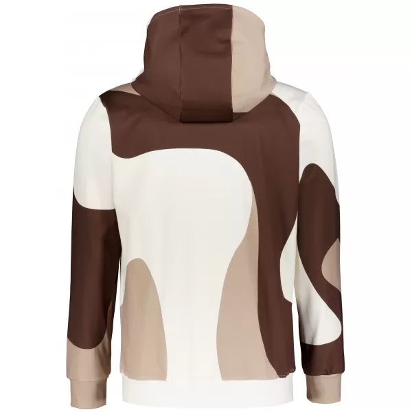  Pánská mikina na zip premium ALTISPORT VOJ/ALM056MI02 HNĚDÁ 