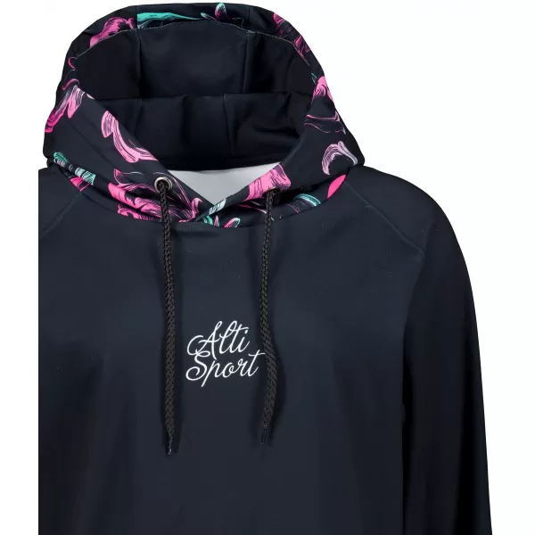  Dámská funkční mikina premium ALTISPORT VOJ/ALW065MI03 ČERNORŮŽOVÁ 