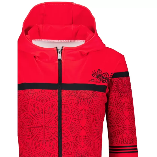  Dámská mikina na zip premium ALTISPORT VOJ/ALW023MI02 ČERVENÁ 