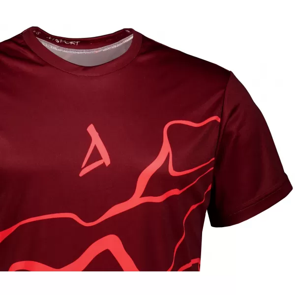  Pánské funkční triko premium ALTISPORT VOJ/ALM073TR01 WINE RED 