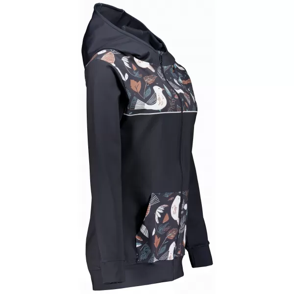  Dámská mikina na zip premium ALTISPORT VOJ/ALW062MI02 ČERNÁ 