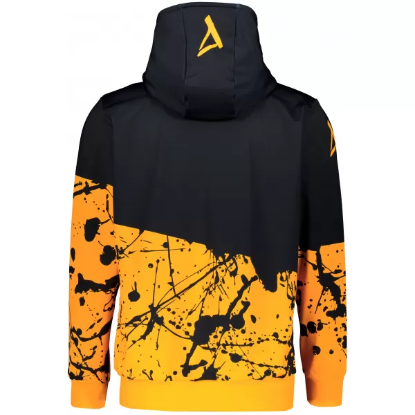  Pánská mikina premium ALTISPORT VOJ/ALM068MI01 ČERNOŽLUTÁ 