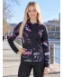 Dámská mikina na zip premium ALTISPORT VOJ/ALW064MI02 ČERNORŮŽOVÁ