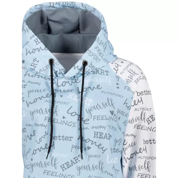  Dámská funkční mikina premium ALTISPORT VOJ/ALW067MI03 BABY BLUE 