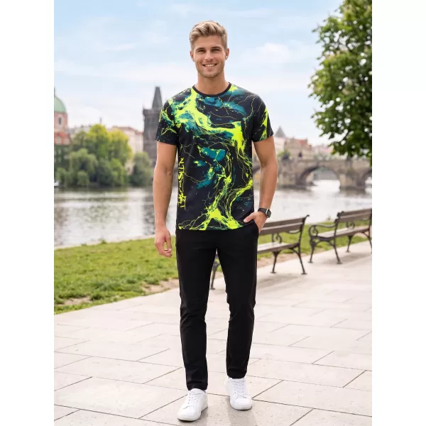  Pánské funkční triko premium ALTISPORT VOJ/ALM071TR01 NAVY-ŽLUTÁ 