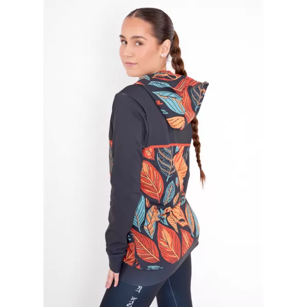  Dámská mikina na zip premium ALTISPORT VOJ/ALW061MI02 ORANŽOVÁ/MODRÁ 