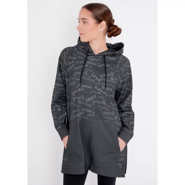  Dámská funkční mikina premium ALTISPORT VOJ/ALW067MI03 ČERNÁ 
