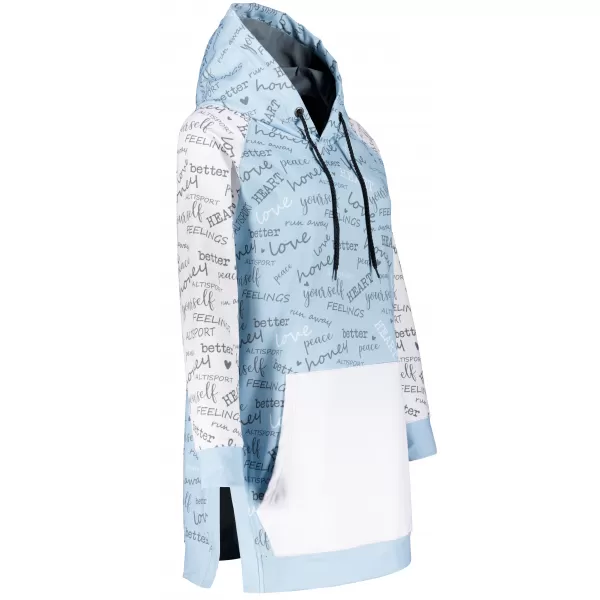  Dámská funkční mikina premium ALTISPORT VOJ/ALW067MI03 BABY BLUE 