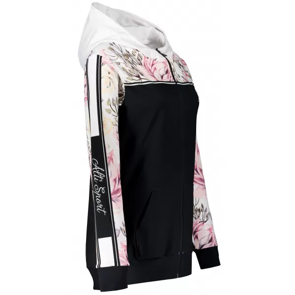  Dámská mikina na zip premium ALTISPORT VOJ/ALW008MI02 ČERNÁ 
