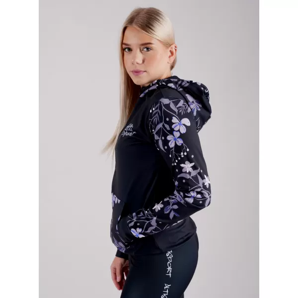  Dámská mikina na zip premium ALTISPORT VOJ/ALW063MI02 ČERNÁ 